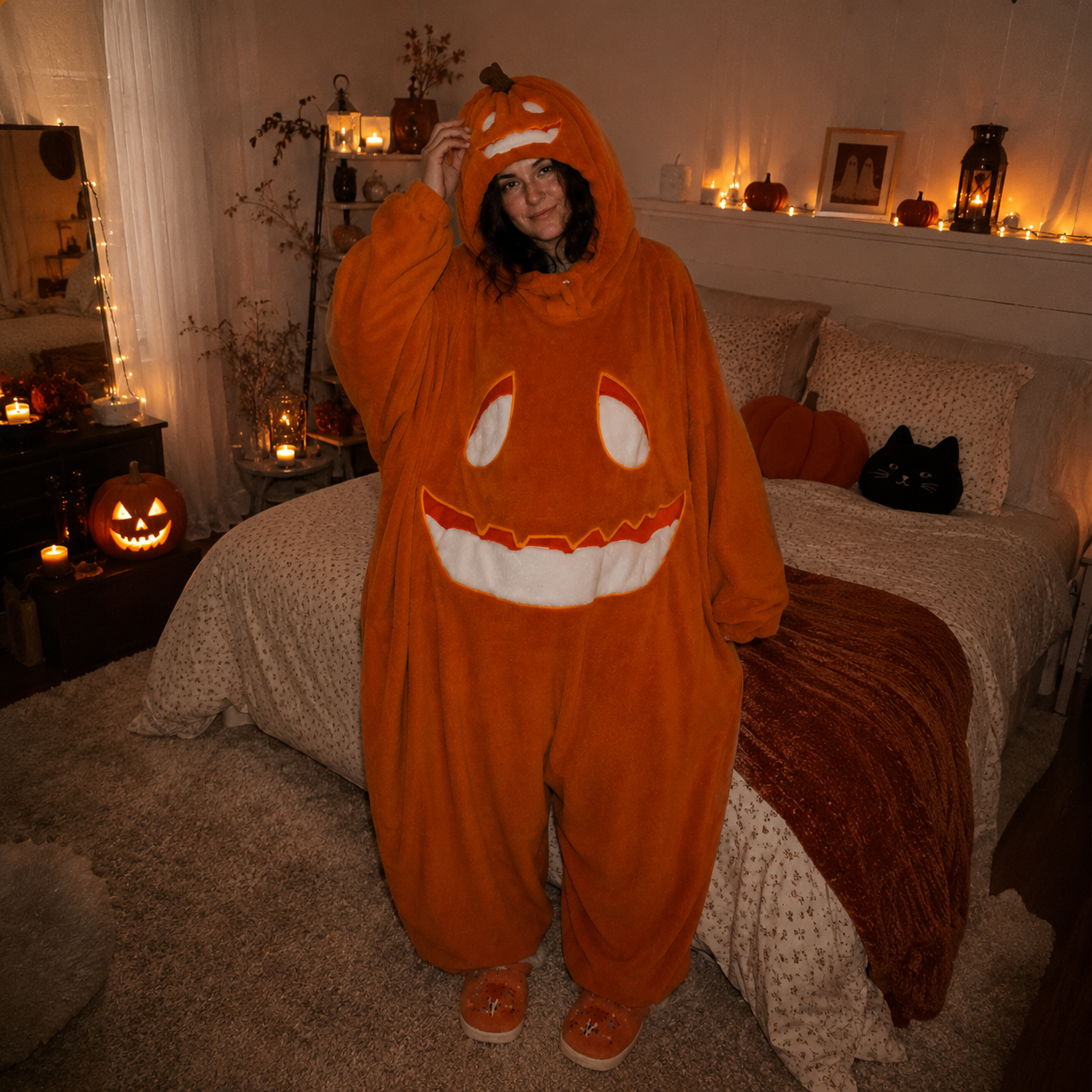 Cozy Pumpkin Onesie